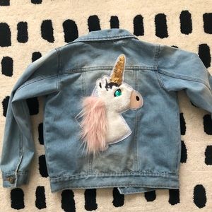 Coats | Unicorn Denim Jacket | Poshmark